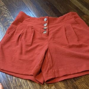 Loft Button Front Shorts Size XS